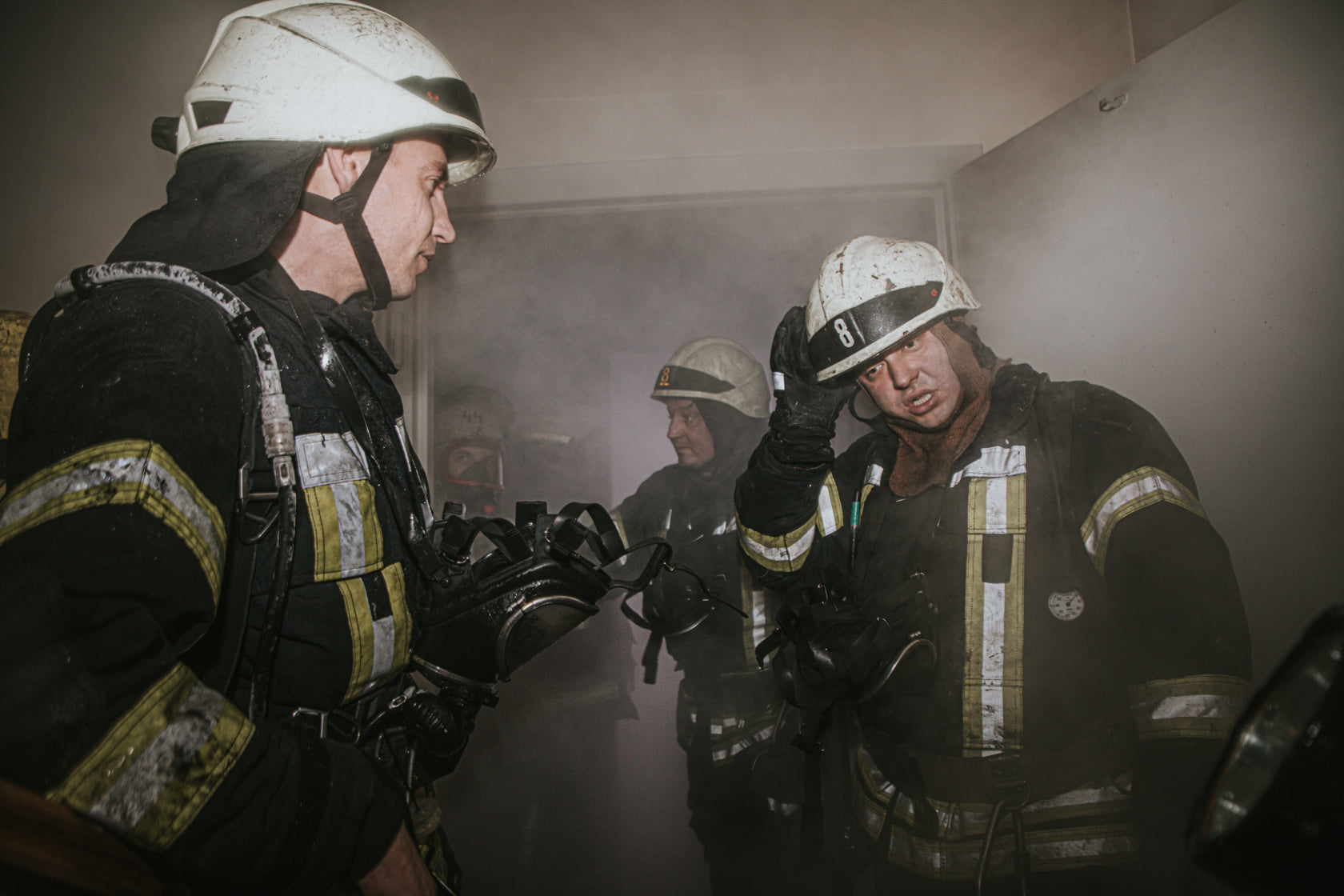 Пожар в Голосеевском районе. Фото: ГСЧС Украины