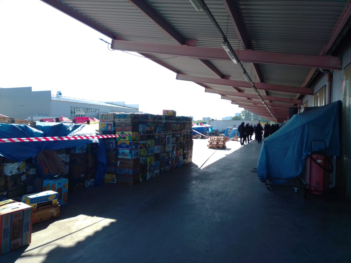 Рейдерский захват рынка "Столичный". Фото: Полиция Киевской области