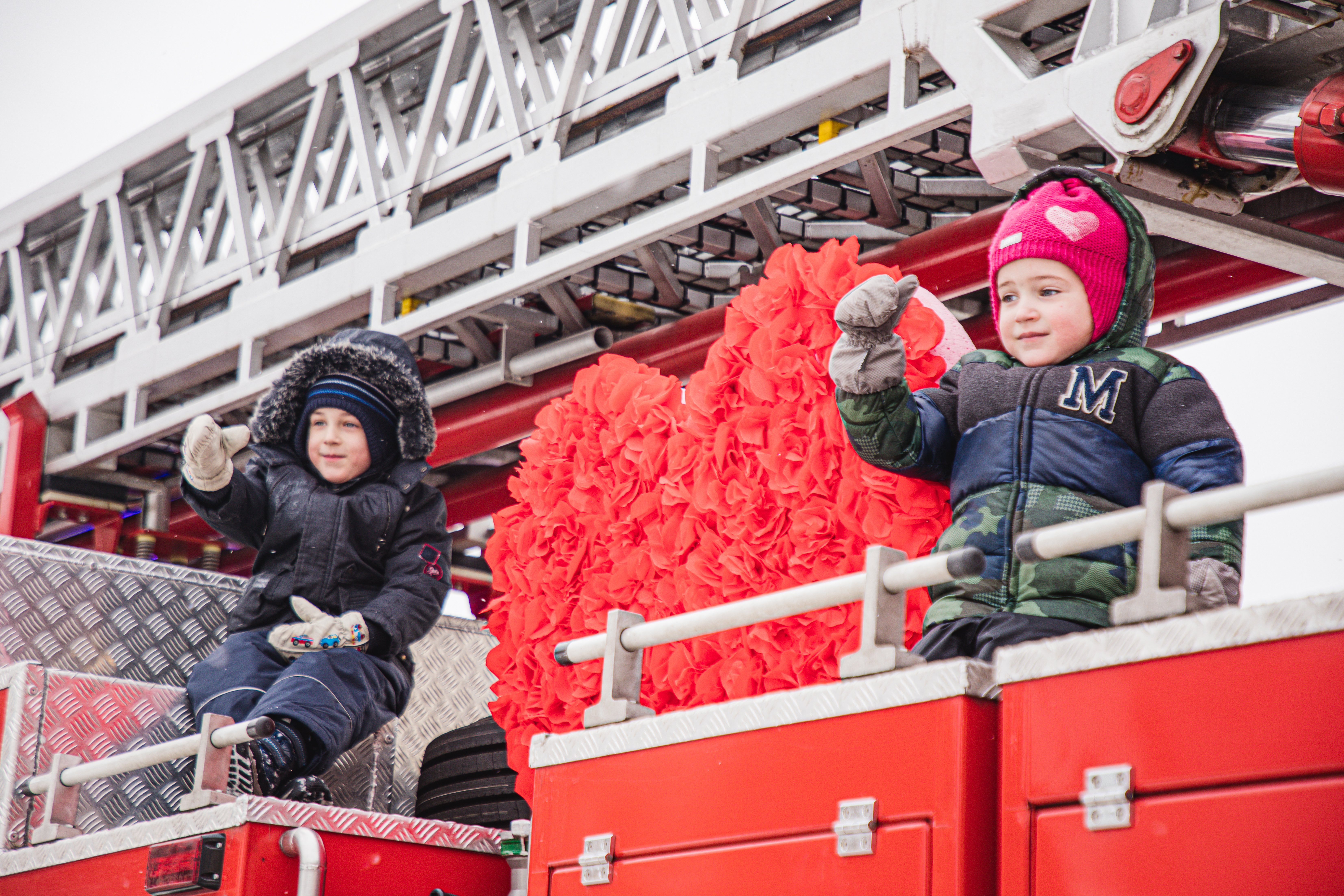 Сюрприз пожарных для киевлян. Фото: ГСЧС