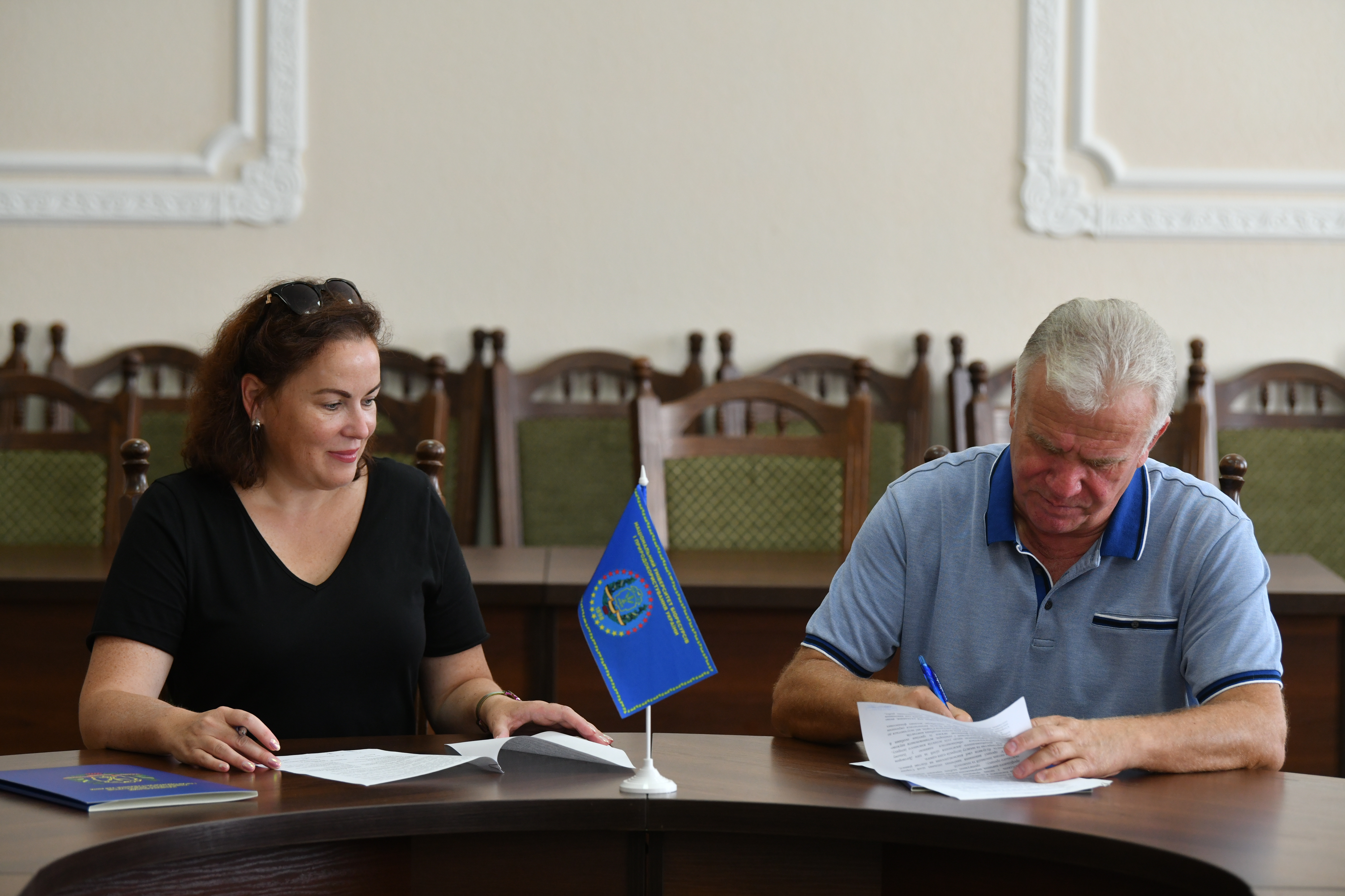 як пройшла зустріч керівників НУБіП і дистанційної школи "Оптіма"