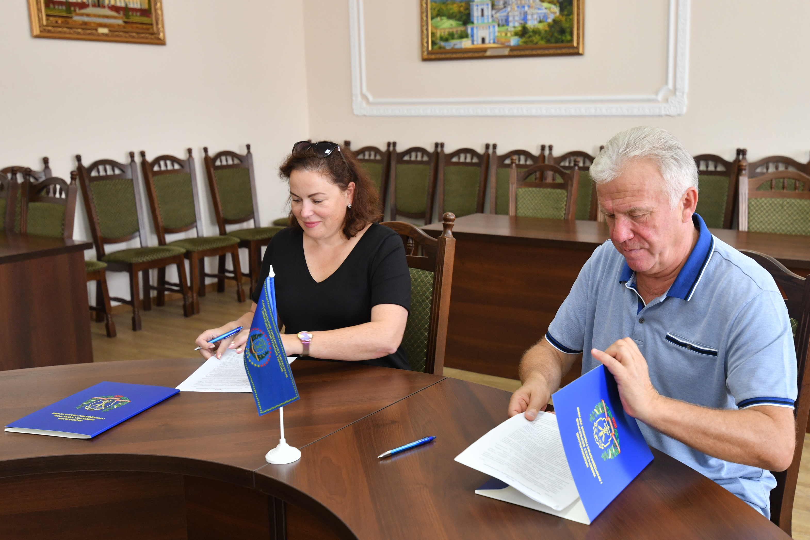 як пройшла зустріч керівників НУБіП і дистанційної школи "Оптіма"