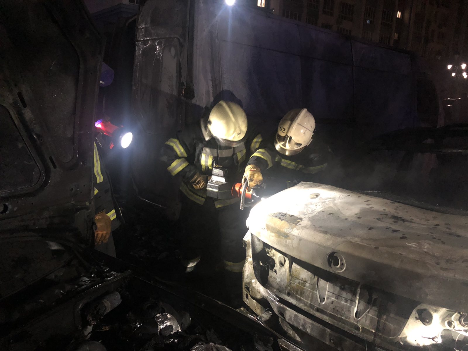 Пожар в Петропавловской Борщаговке. Фото: ГСЧС Киевской области