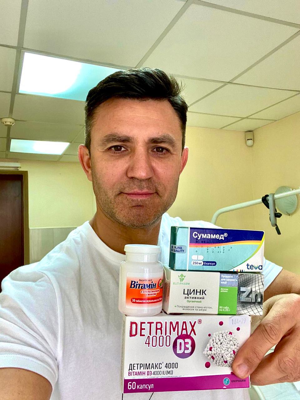 У Тищенко коронавирус. Фото: Telegram Николая Тищенко