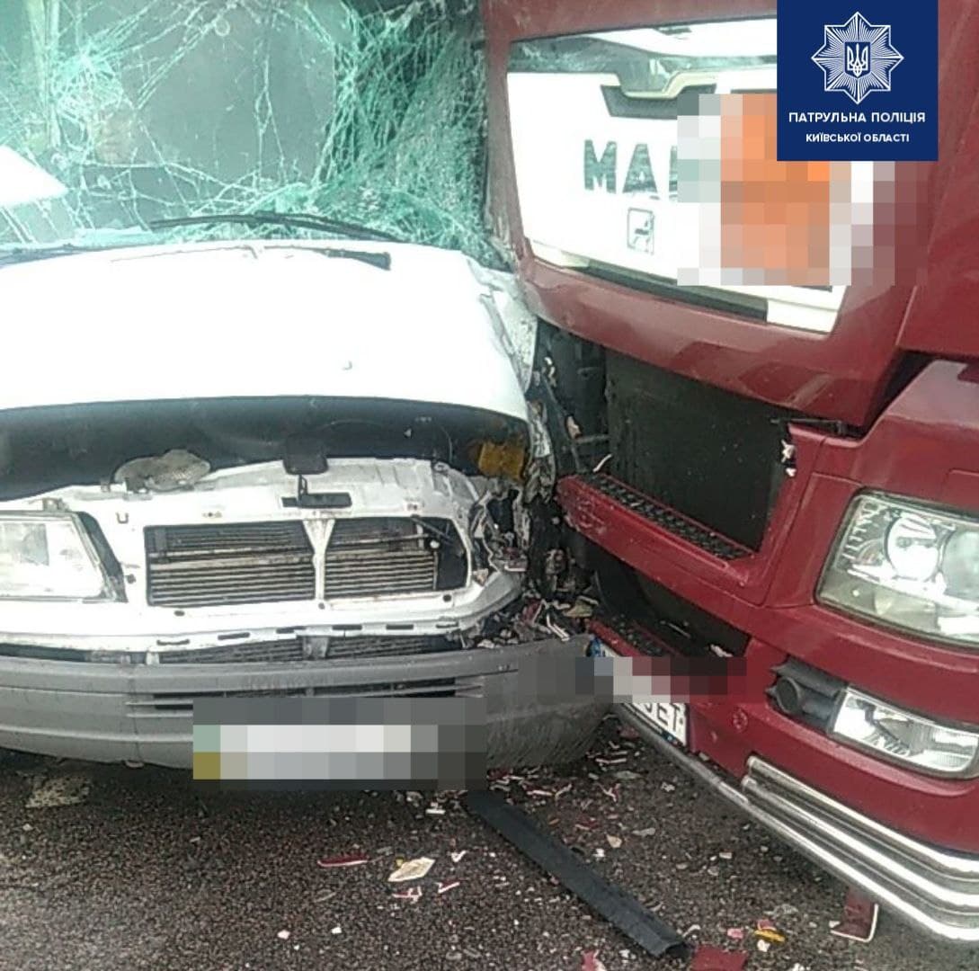 ДТП в Киевской области. Фото: Патрульная полиция Киевской области.