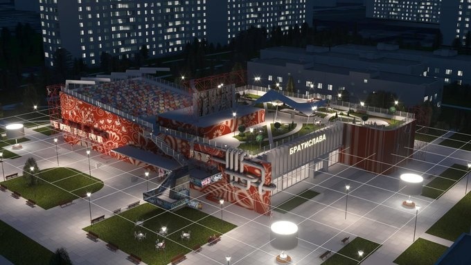 Проект реконструкции кинотеатра "Братислава".