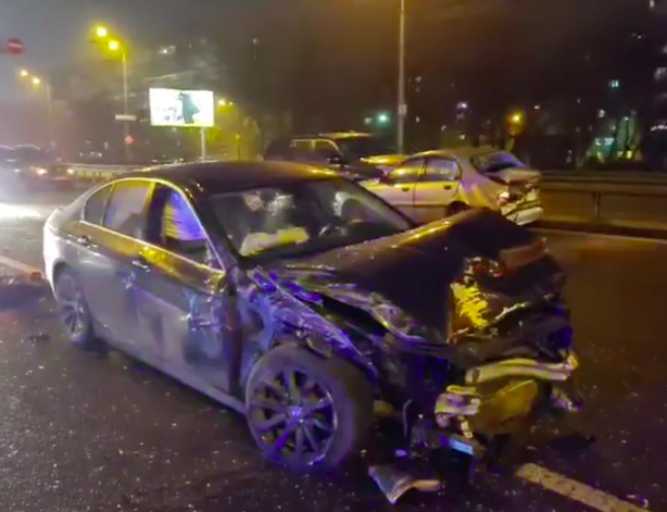 Масштабное ДТП. Фото: скрин из видео dtp.kiev.ua