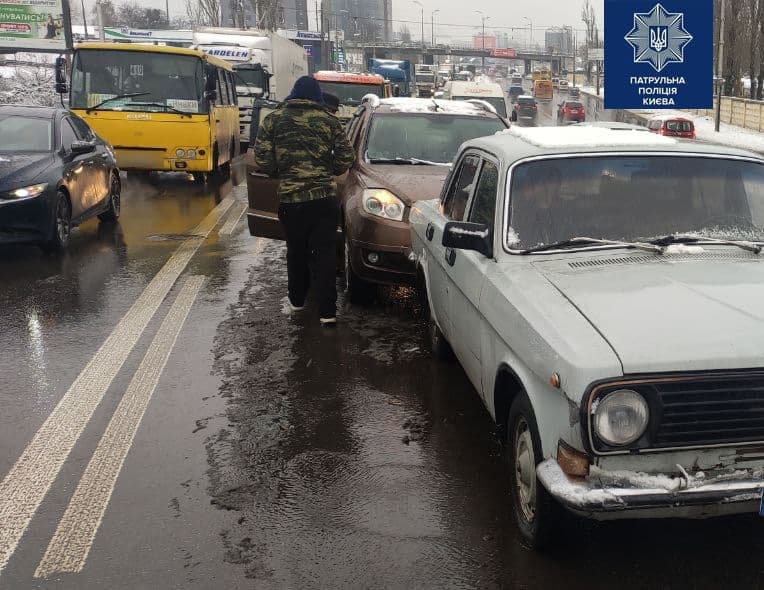 ДТП на Телиги. Фото: Патрульная полиция