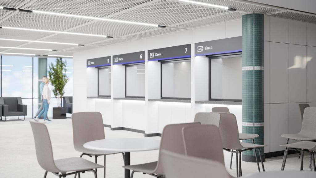 Второй этаж автовокзала