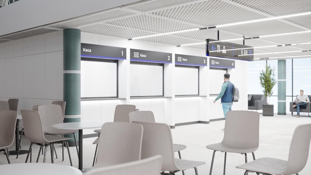 Проект реконструкции автовокзала. Фото: "Киевпасстранс"