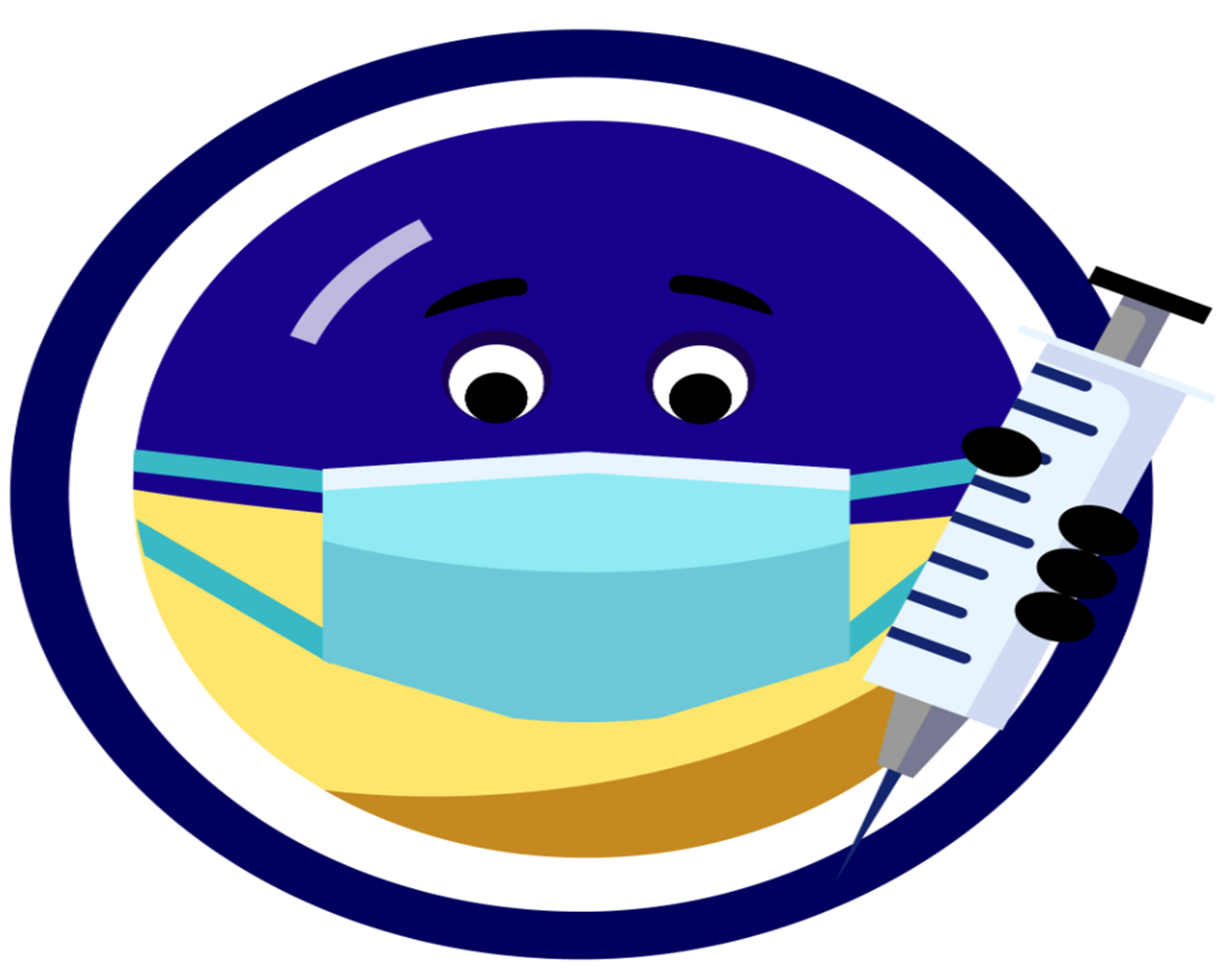 Эмблемы для вакцинации. Фото: mmr.ua