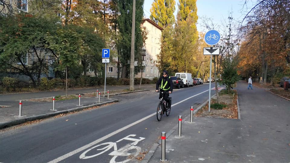 Новая велодорожка. Фото: Facebook Александра Густелева 