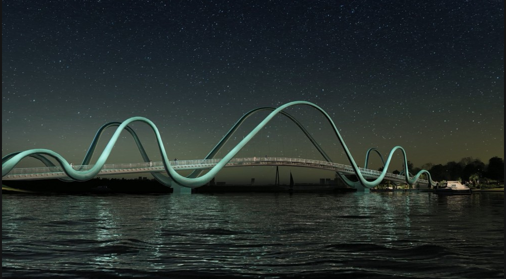 Мост на Оболони. Фото: КГГА