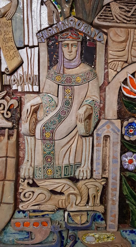 Панно в отеле "Турист". Фото Алексея Краевского