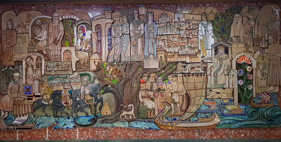 Панно в отеле "Турист". Фото Алексея Краевского