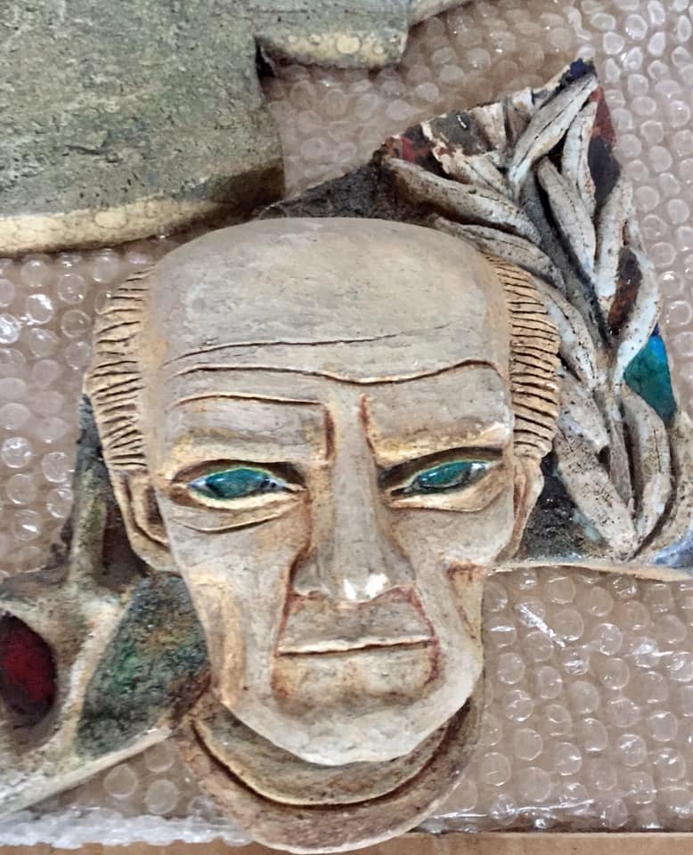 Панно "Киев на семи холмах". Фото: Facebook Евгении Моляр