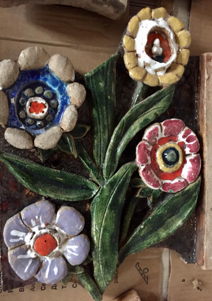 Панно "Киев на семи холмах". Фото: Facebook Евгении Моляр