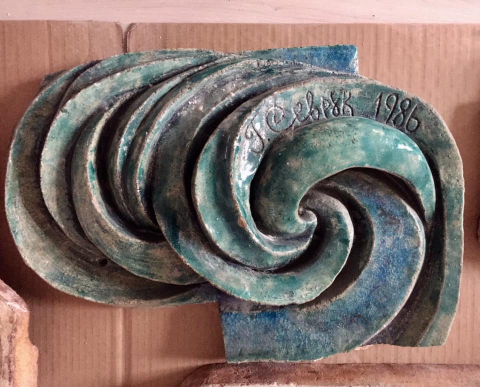 Панно "Киев на семи холмах". Фото: Facebook Евгении Моляр