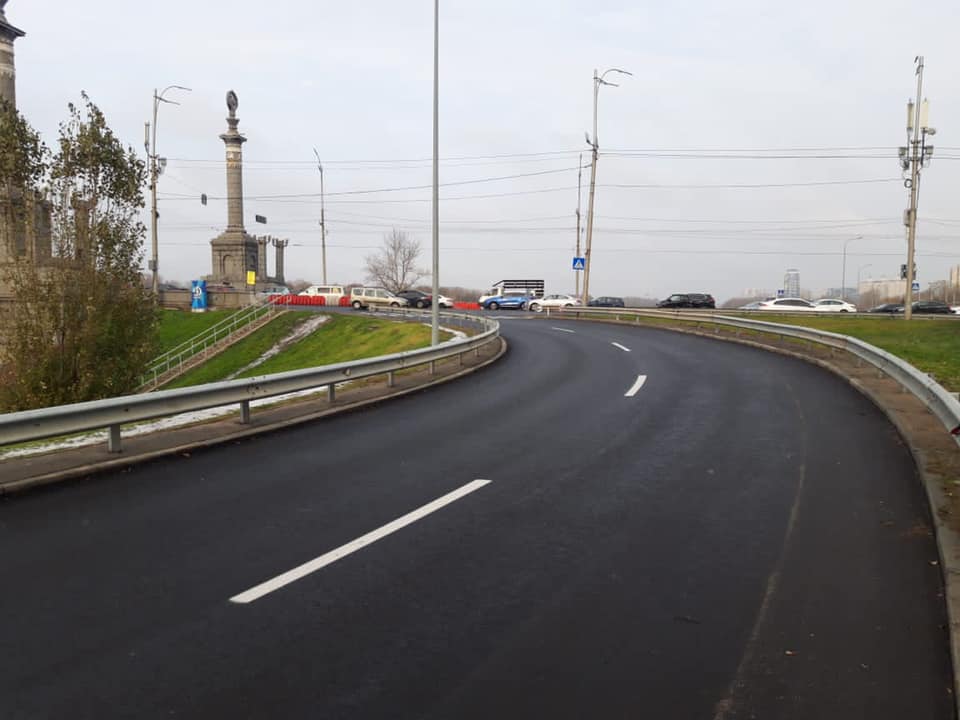 Развязка на Березняках. Фото: Facebook Александра Густелева