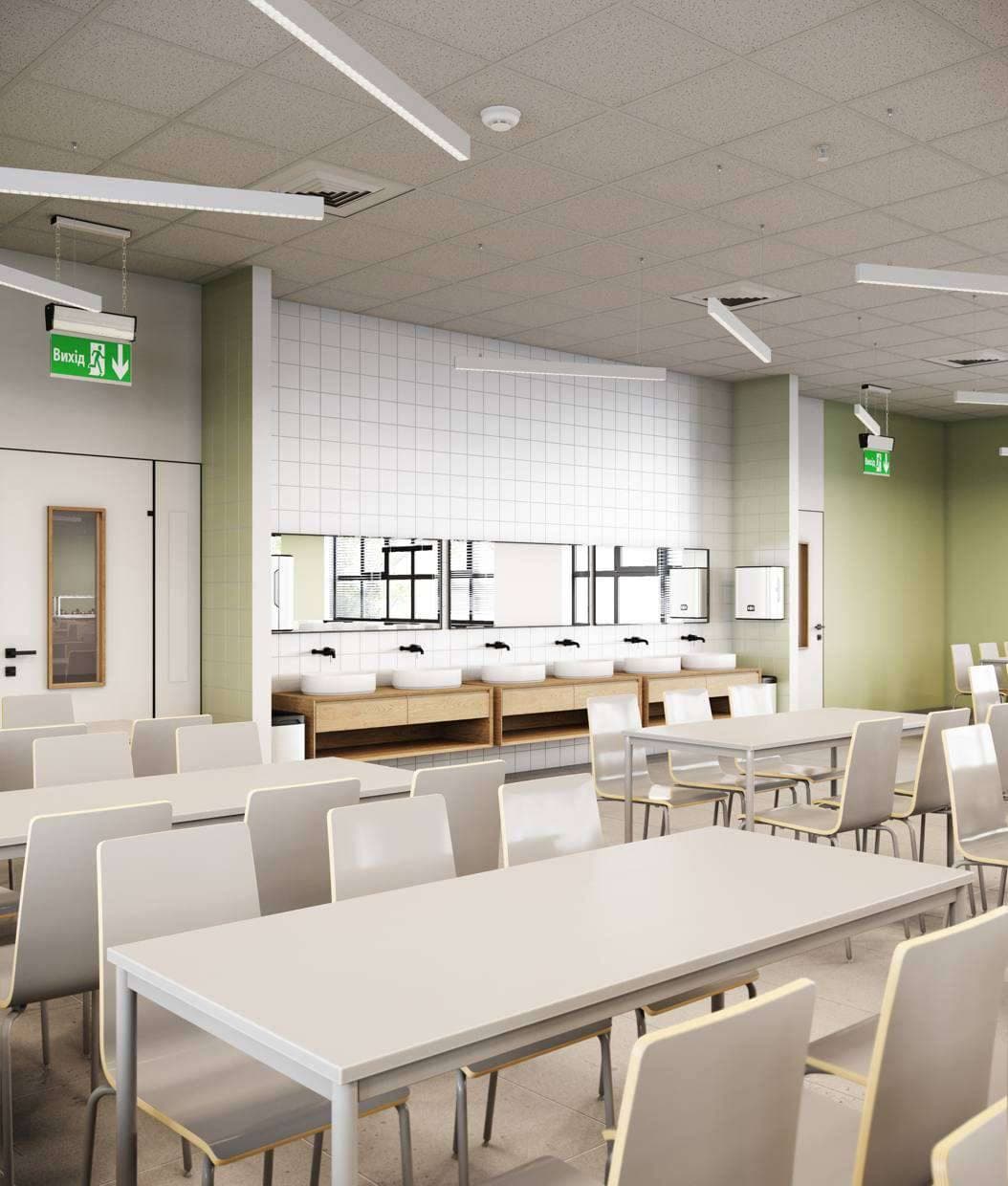 Дизайн інтер'єру обідньої зали.