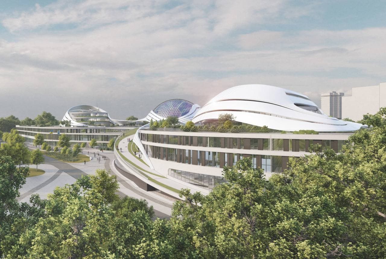 Визуализация Президентского университета на ВДНГ.