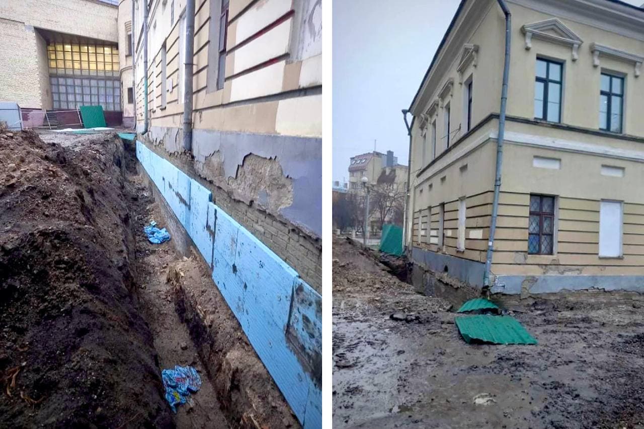 Реставрация старинного здания