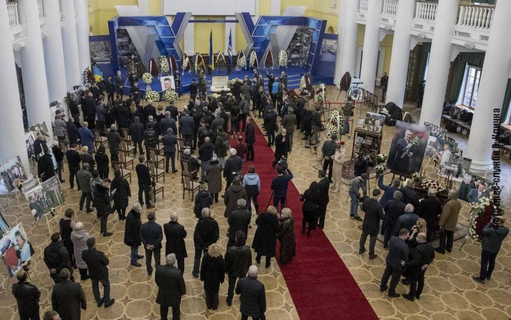 Прощание с Александром Омельченко