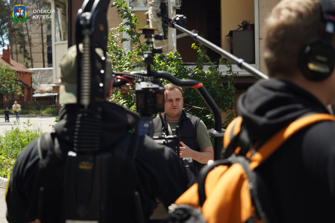 В Ирпене начали снимать фильм о вторжении РФ в Украину.