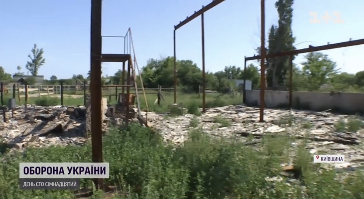 На Київщині окупанти розбомбили кінний клуб, а коней розпустили.