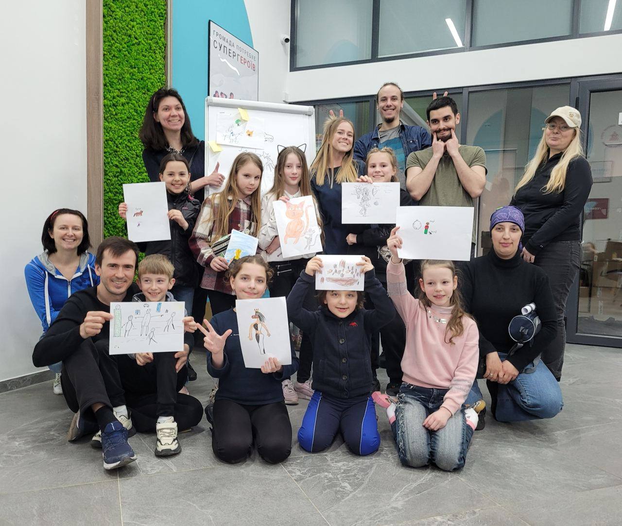 В Киеве запустили бесплатные творческие занятия для детей.