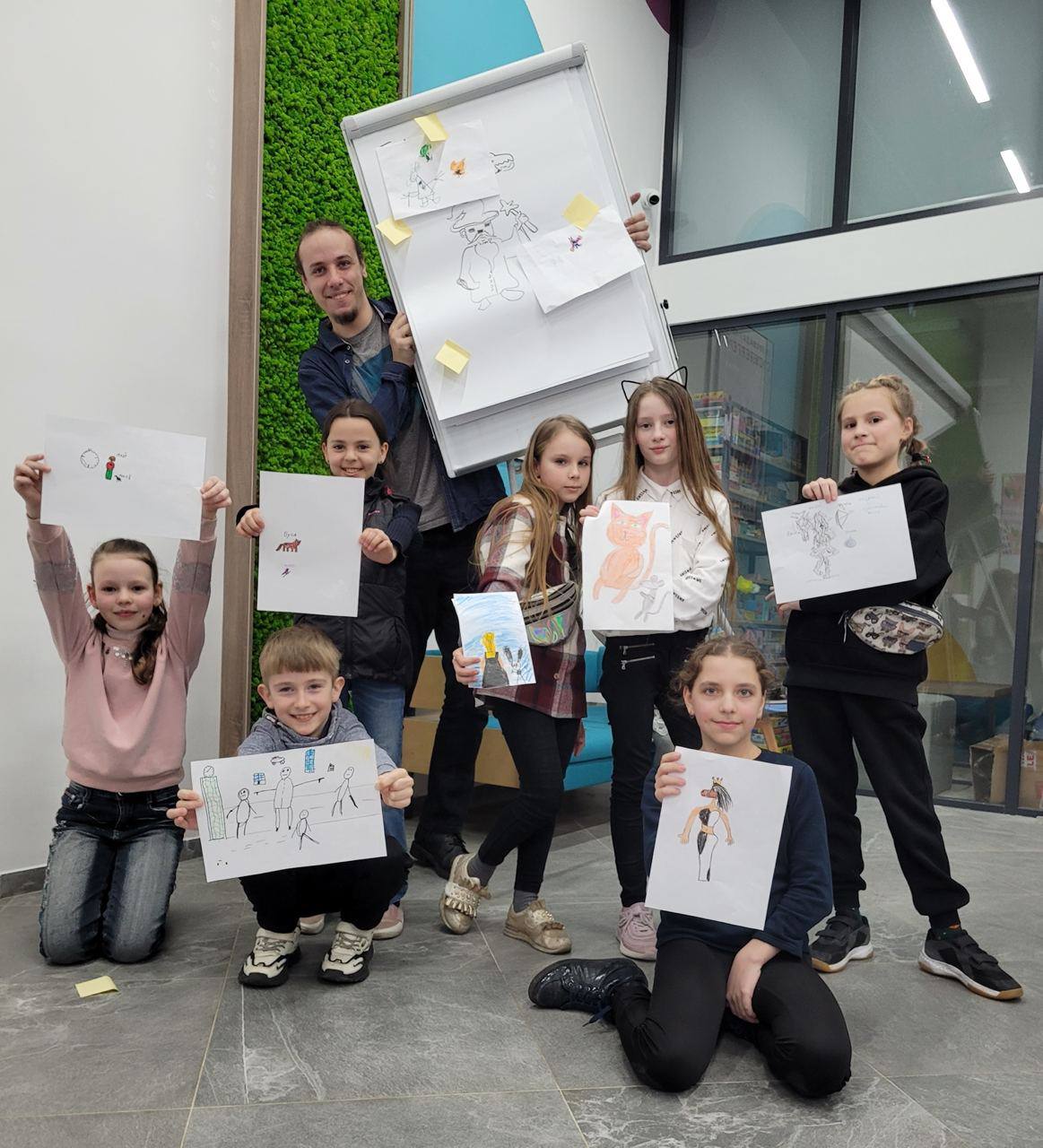 В Киеве запустили бесплатные творческие занятия для детей.