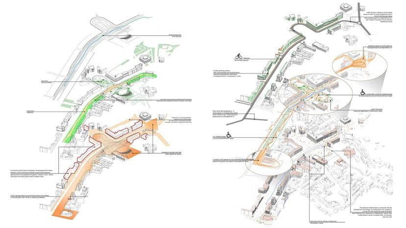 Визуализация центра Киева Виктора Билоуса