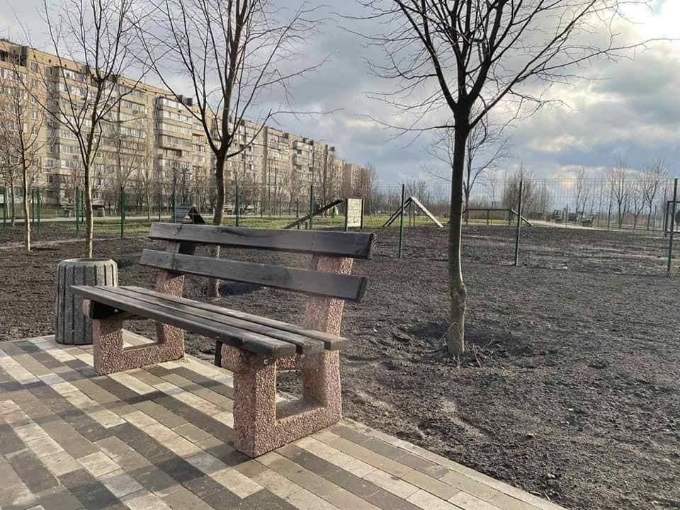 Новая площадка для выгула собак || Фото: facebook.kyiv.city.council
