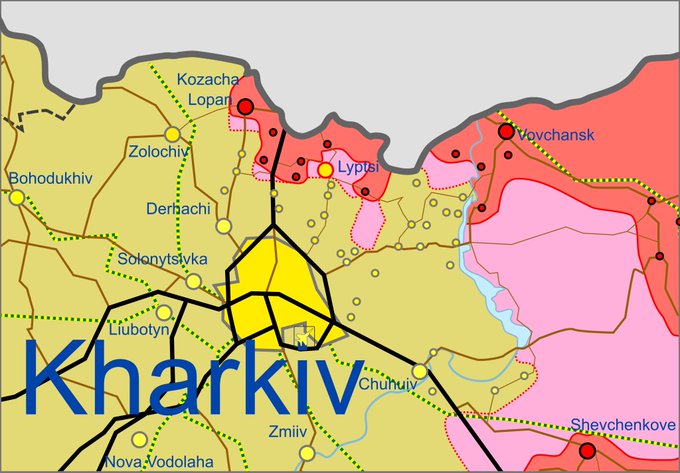 Карта бойових дій в Україні 11 травня.