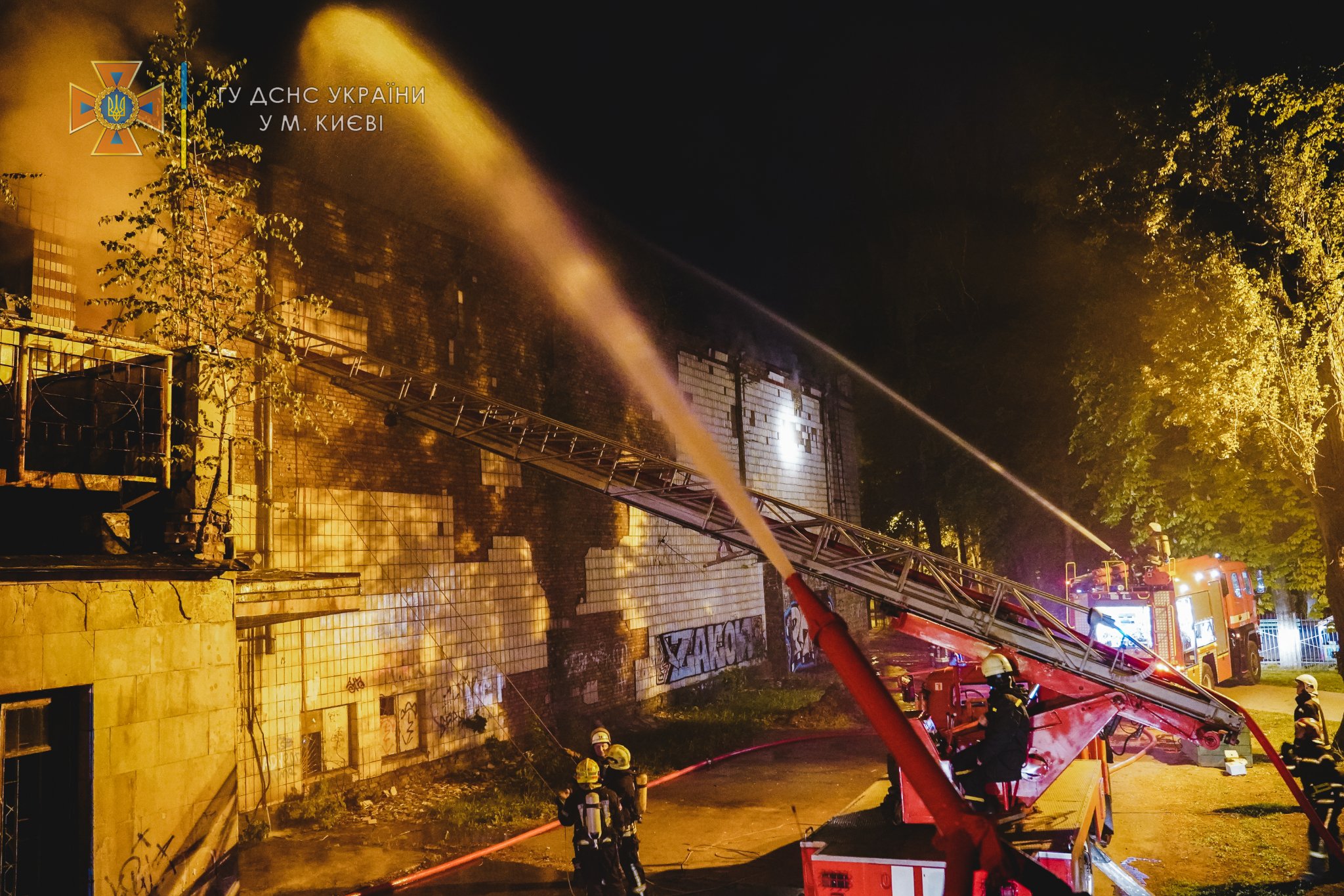 У Києві горів кінотеатр "Тампере".