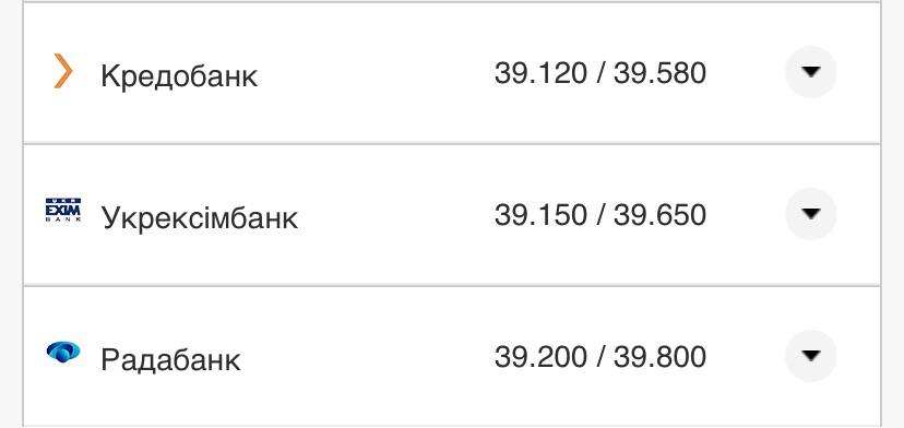 Курс бакса США в банках 9 августа.