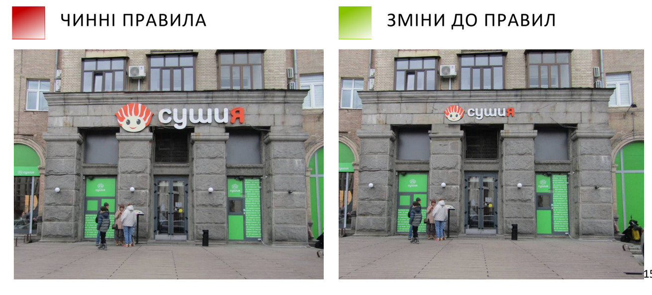 У Києві змінили правила розміщення вивісок на фасадах будинків - фото фото 1