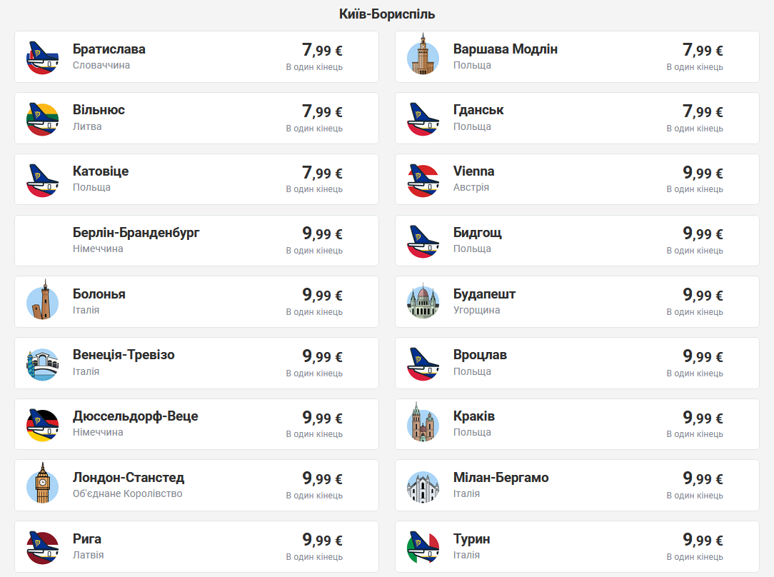 Очередную распродажу билетов объявил Ryanair.