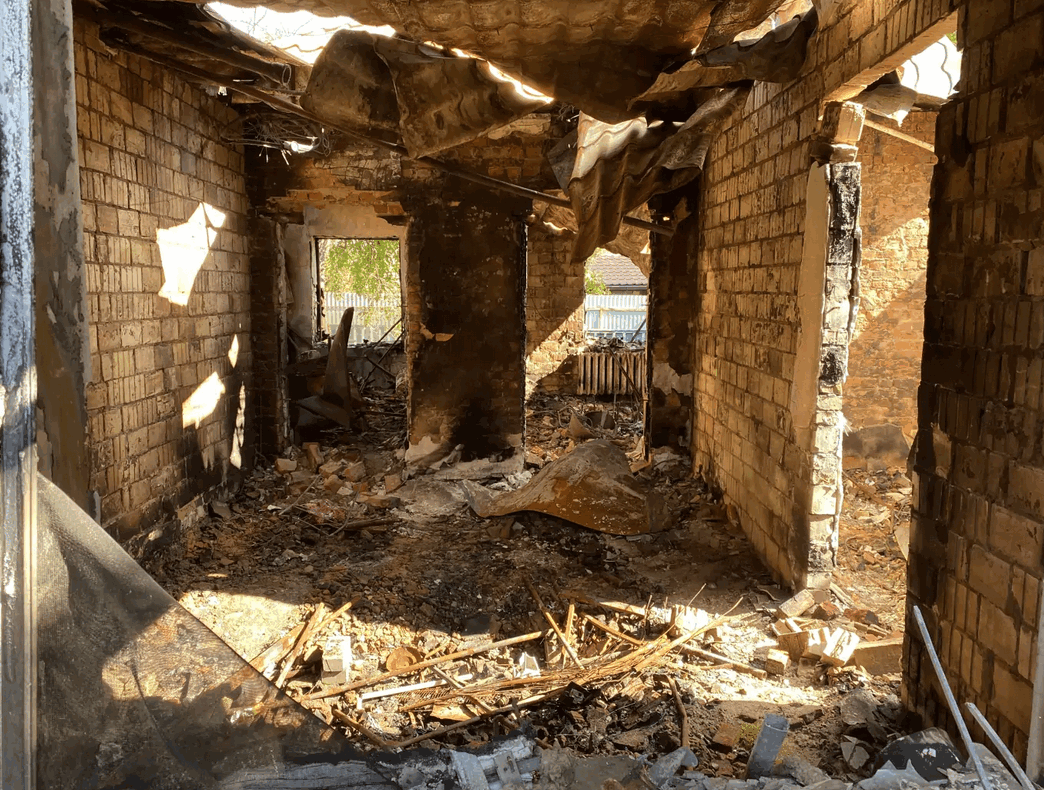 Дом внутри.