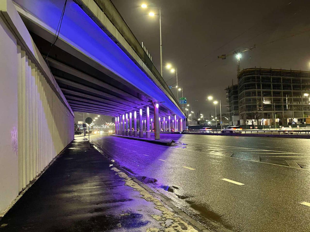 В Киеве завершается ремонт Новоконстантиновского путепровода.