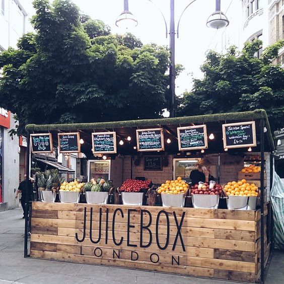 Торгівельна точка Juicebox, Лондон.