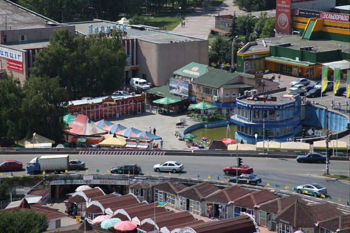 Сучасний вид транспортної розв'язки на