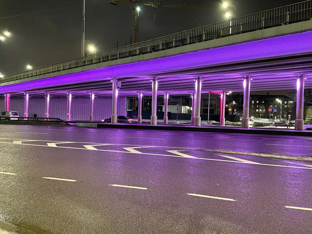 В Киеве завершается ремонт Новоконстантиновского путепровода.