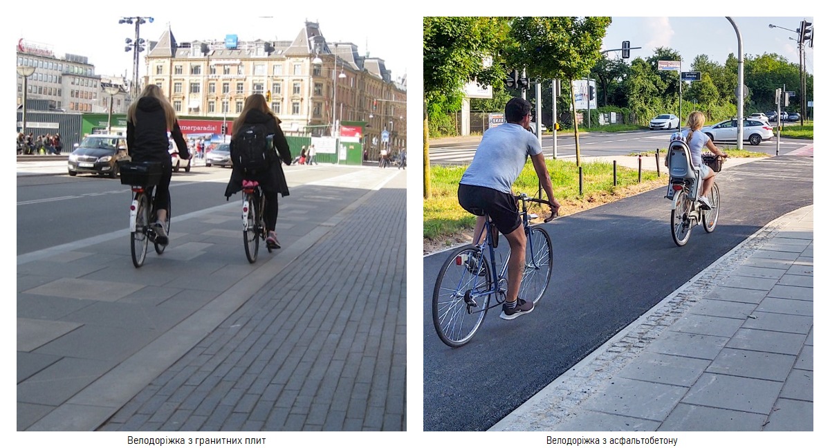 Велодорожки на Крещатике.