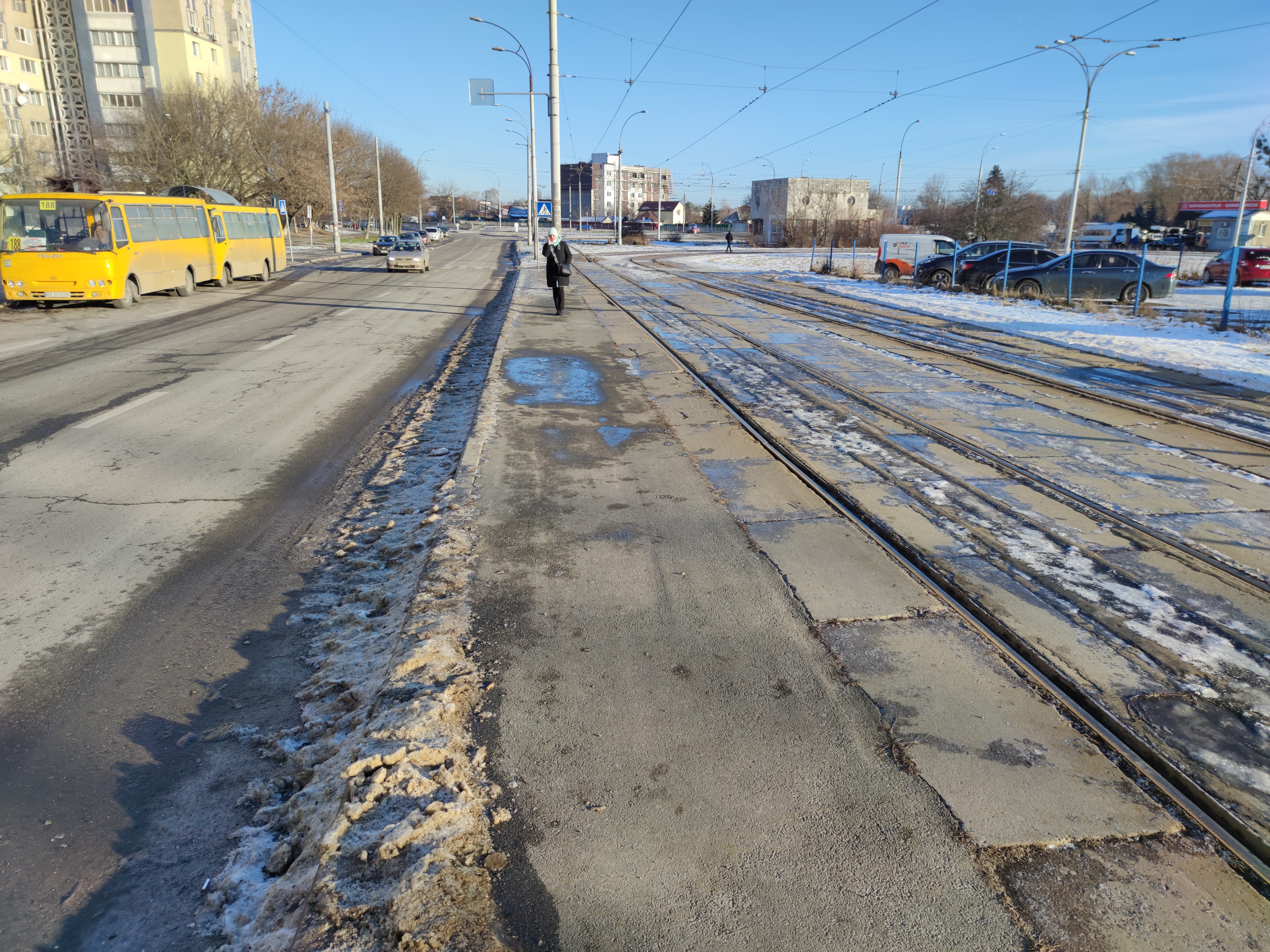 Остановка "Михайловская Борщаговка"