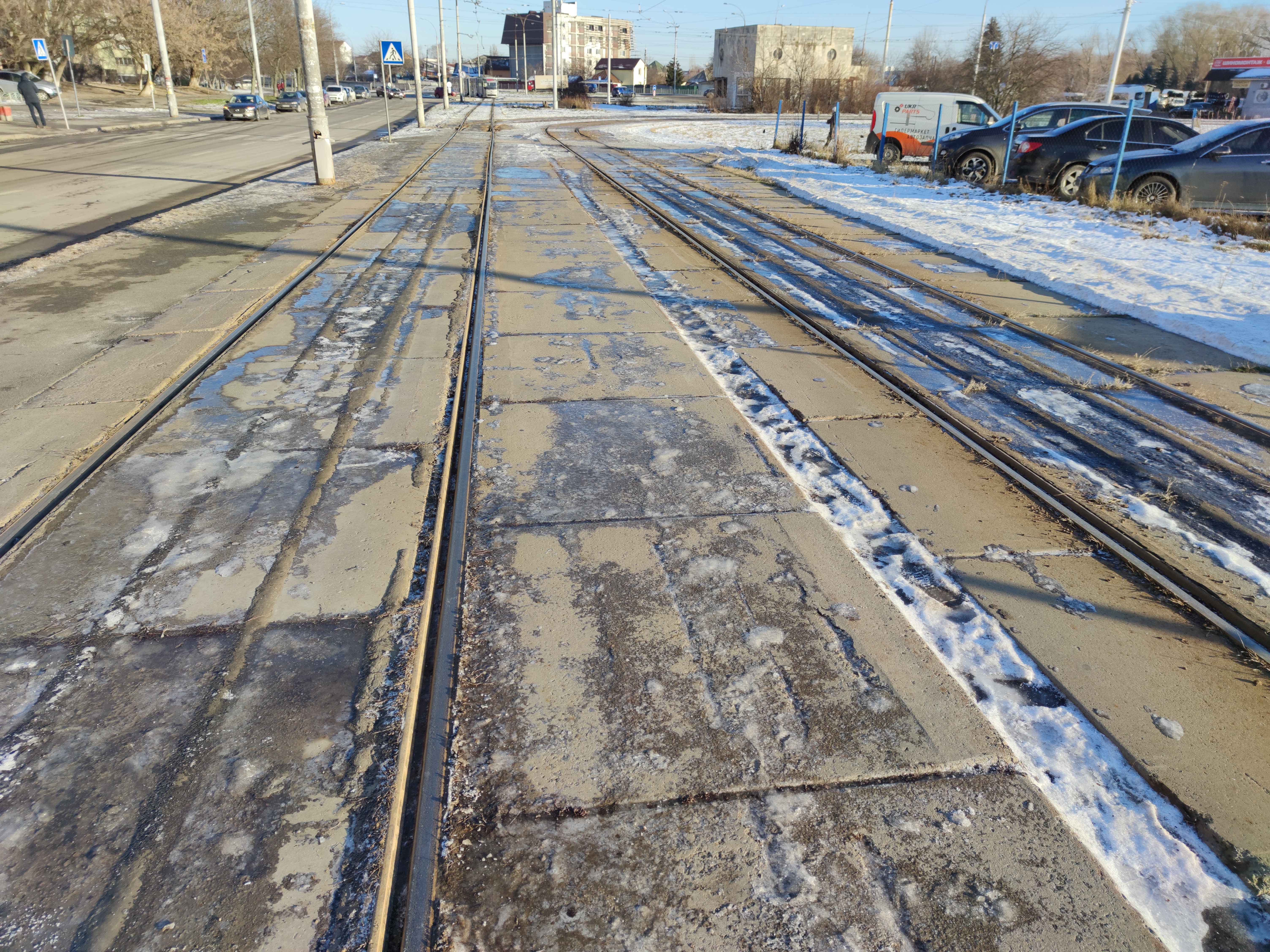 Остановка "Михайловская Борщаговка"