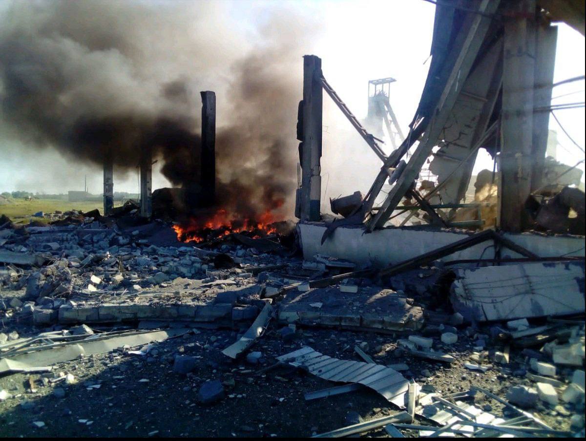 Разрушен оккупантами 