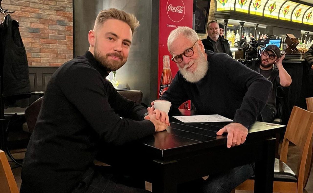 Киев посетил американский юморист Дэвид Леттерман.