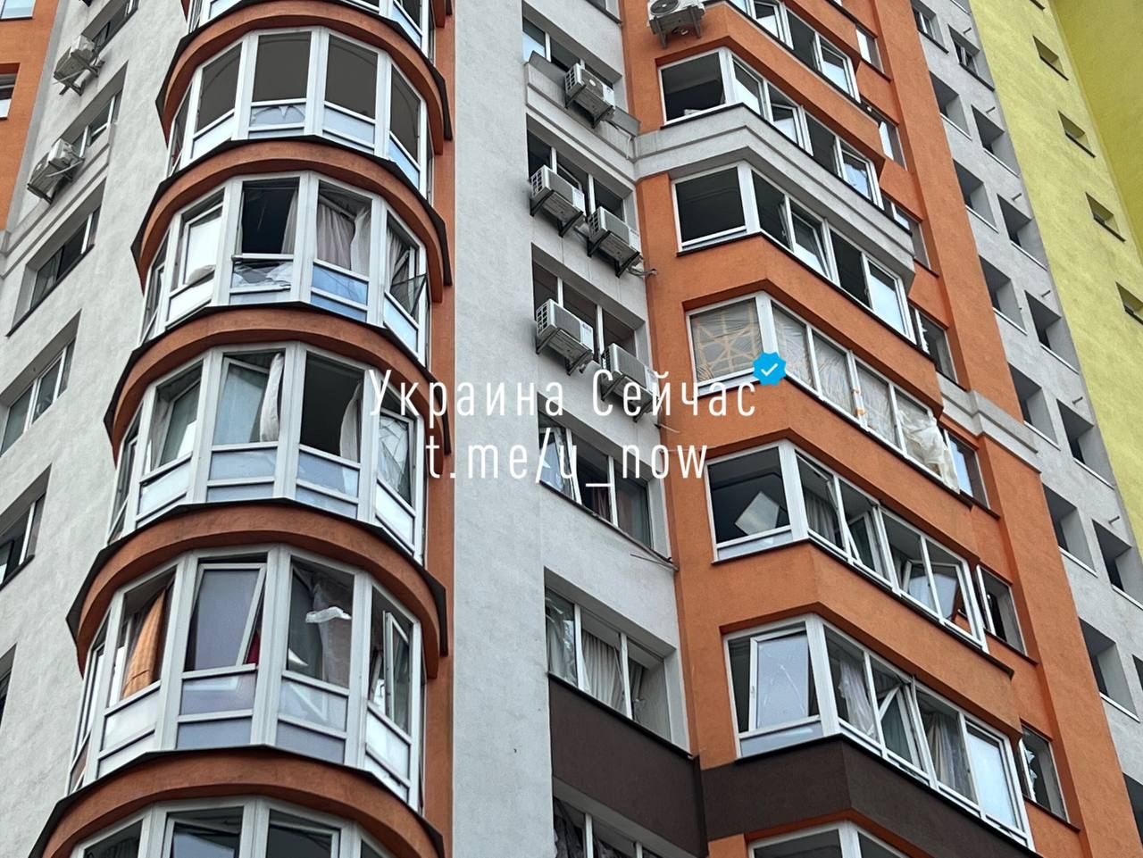 Последствия атаки Shahed-136 в Голосеевском районе.