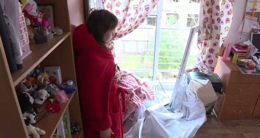 Наслідки атаки "Shahed-136" у Голосіївському районі.