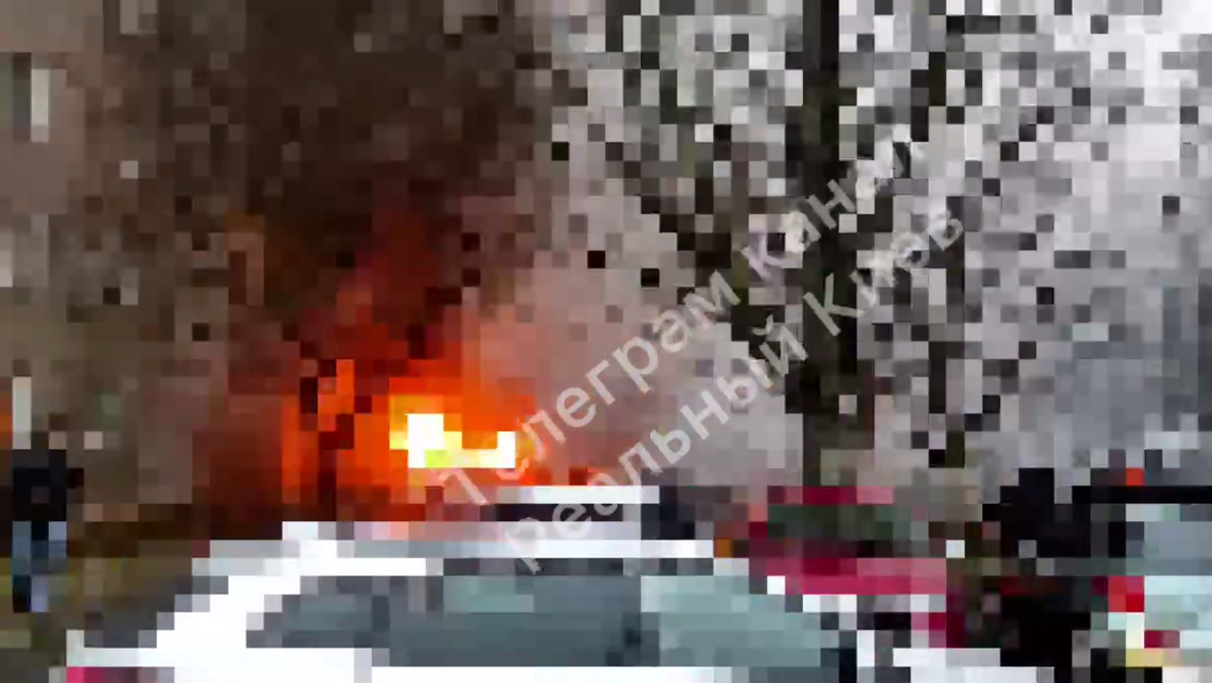 В Броварах упал вертолет: первые подробности и фото